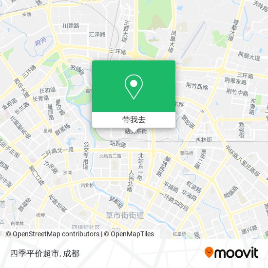 四季平价超市地图