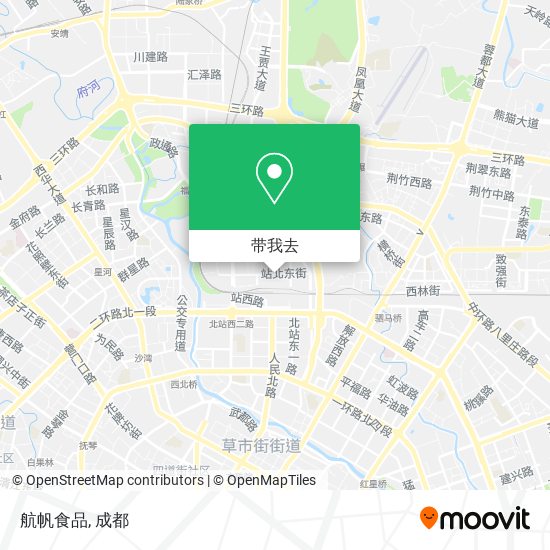 航帆食品地图