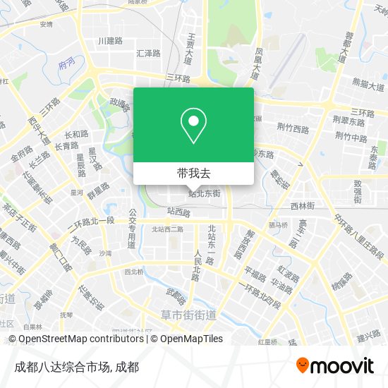 成都八达综合市场地图