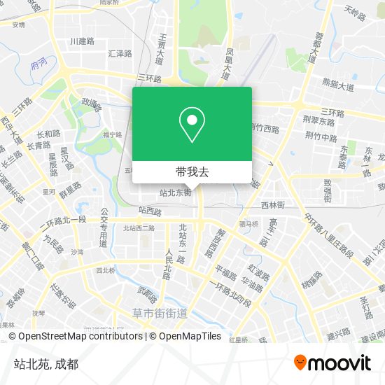 站北苑地图