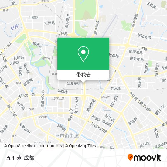 五汇苑地图