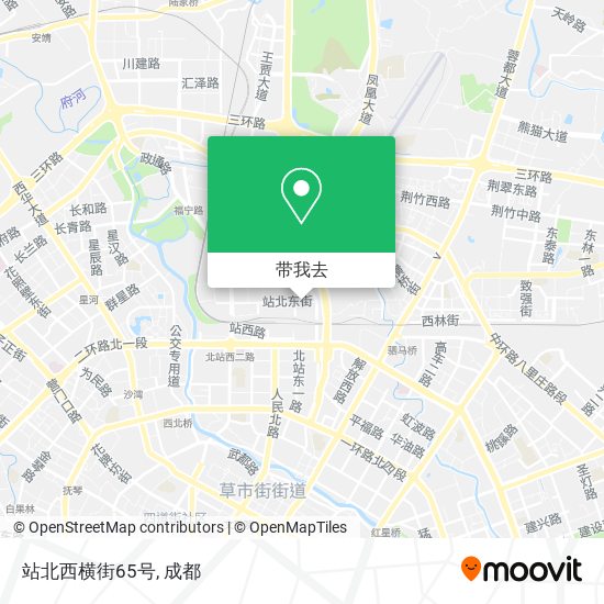 站北西横街65号地图