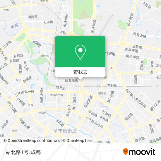 站北路1号地图