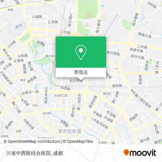 川省中西医结合医院地图