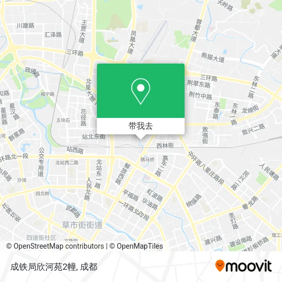 成铁局欣河苑2幢地图
