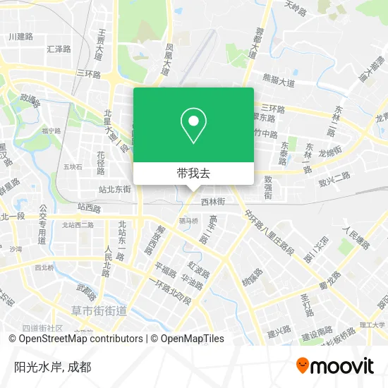 阳光水岸地图