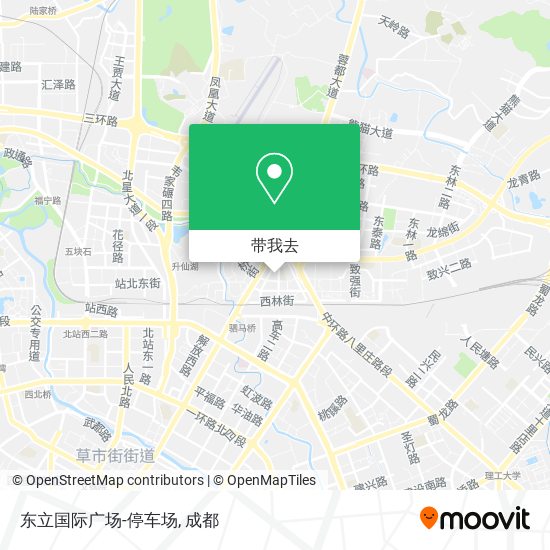东立国际广场-停车场地图