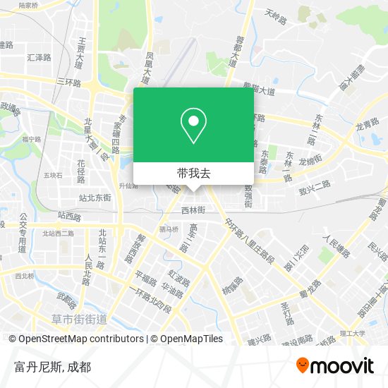富丹尼斯地图