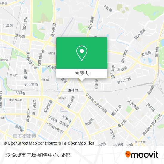 泛悦城市广场-销售中心地图