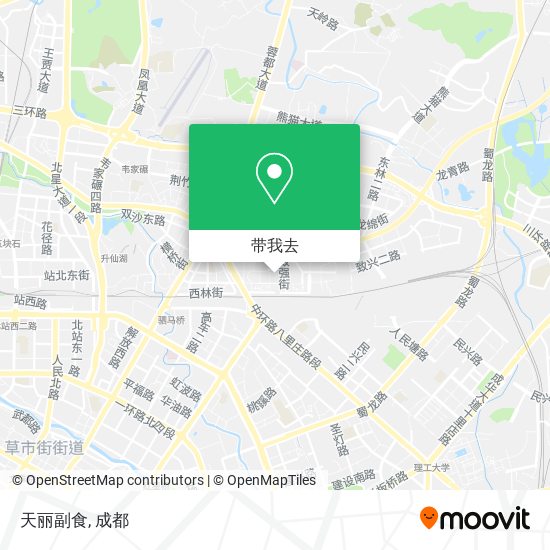 天丽副食地图