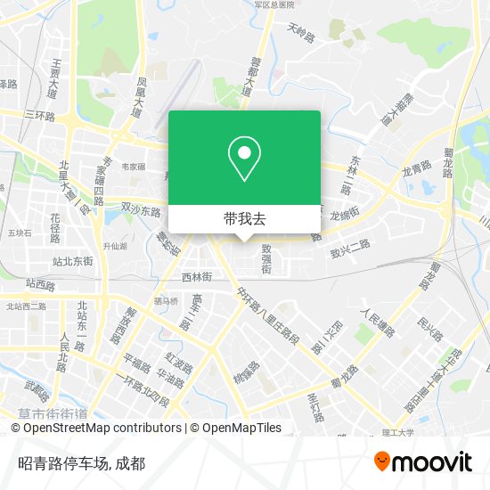 昭青路停车场地图