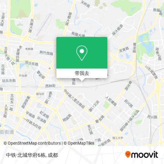 中铁·北城华府6栋地图