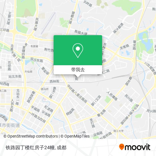 铁路园丁楼红房子24幢地图