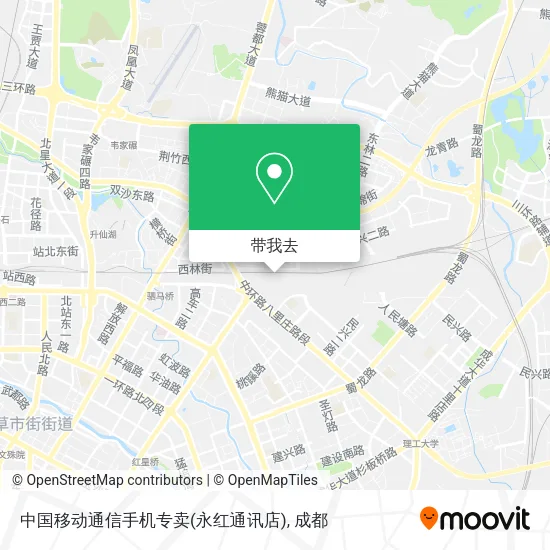 中国移动通信手机专卖(永红通讯店)地图