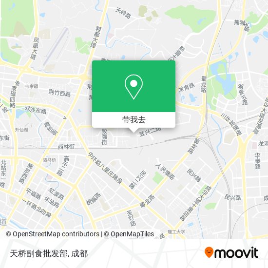 天桥副食批发部地图