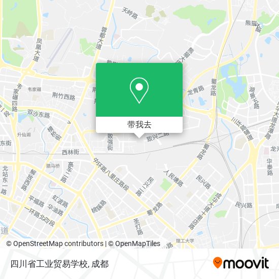 四川省工业贸易学校地图