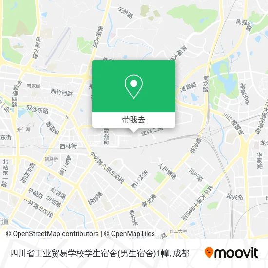 四川省工业贸易学校学生宿舍(男生宿舍)1幢地图