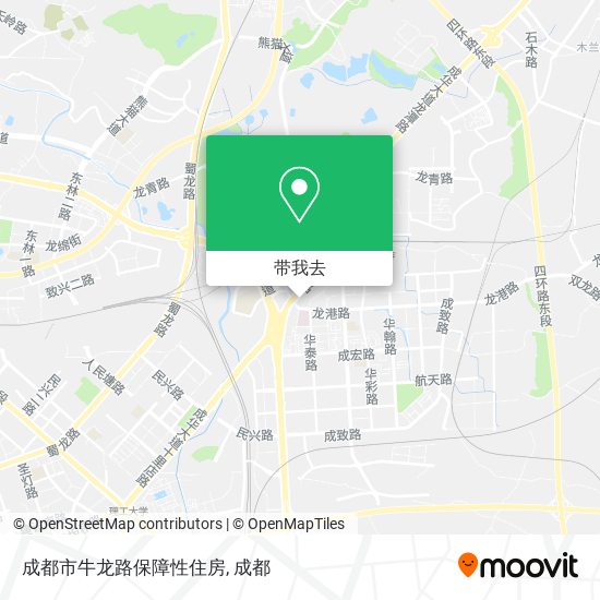 成都市牛龙路保障性住房地图