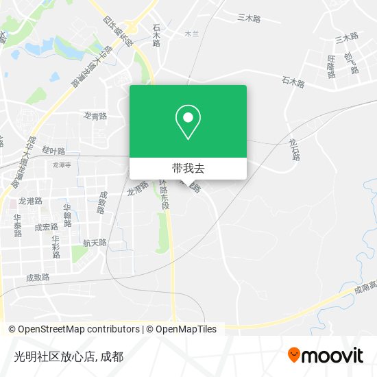 光明社区放心店地图