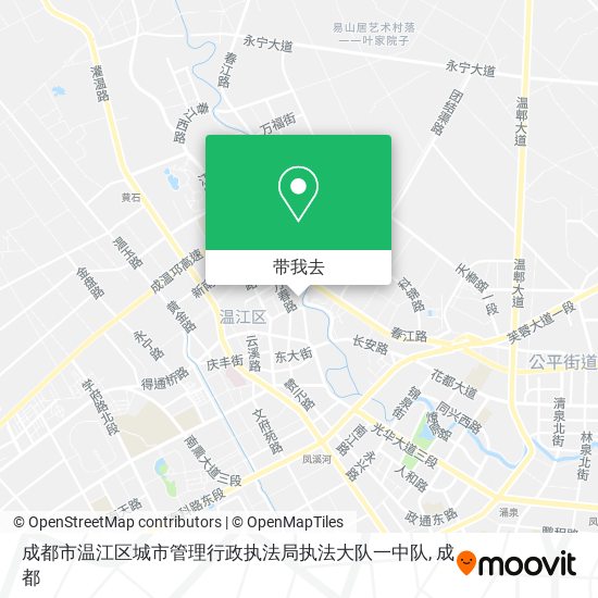 成都市温江区城市管理行政执法局执法大队一中队地图