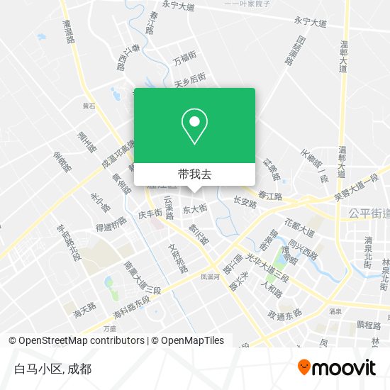 白马小区地图