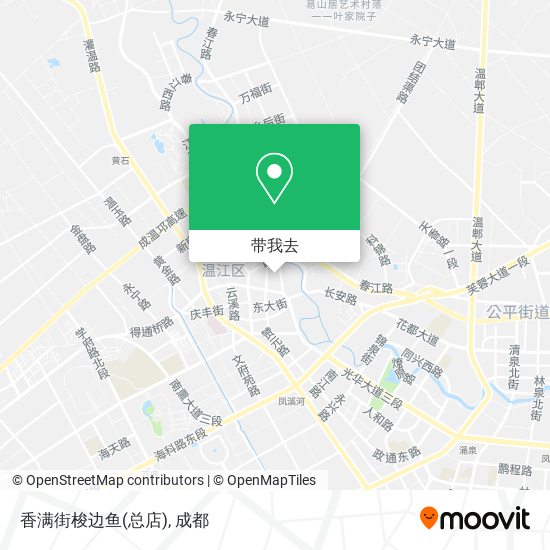 香满街梭边鱼(总店)地图