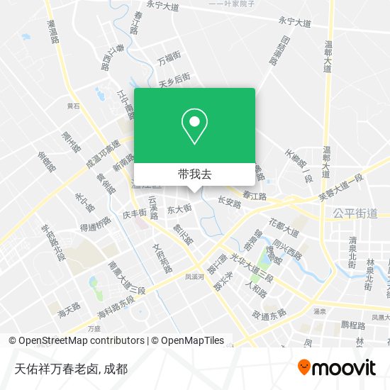 天佑祥万春老卤地图