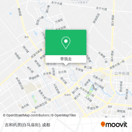 吉和药房(白马庙街)地图