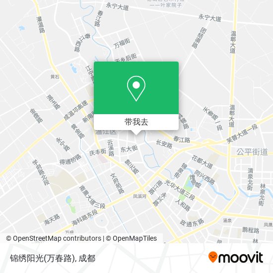 锦绣阳光(万春路)地图