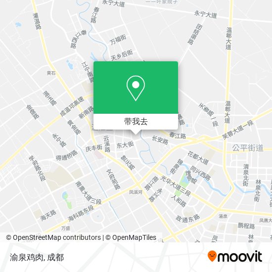 渝泉鸡肉地图
