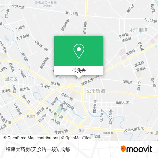 福康大药房(天乡路一段)地图