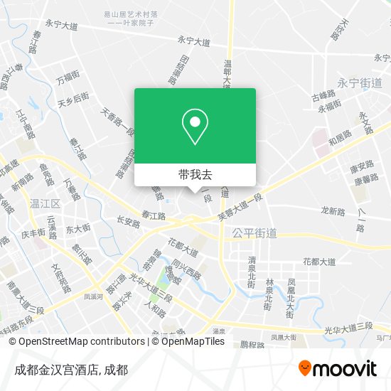 成都金汉宫酒店地图