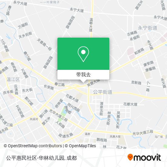 公平惠民社区-华林幼儿园地图