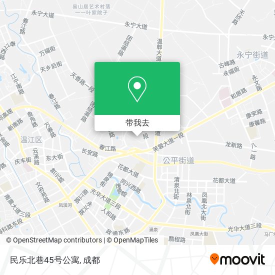 民乐北巷45号公寓地图