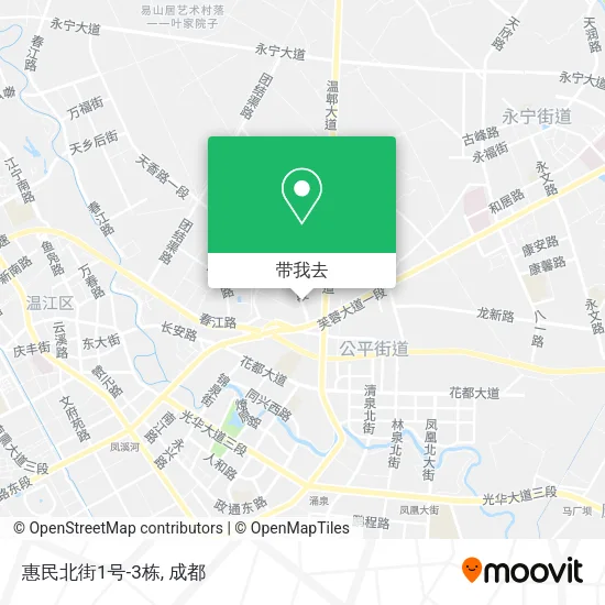 惠民北街1号-3栋地图
