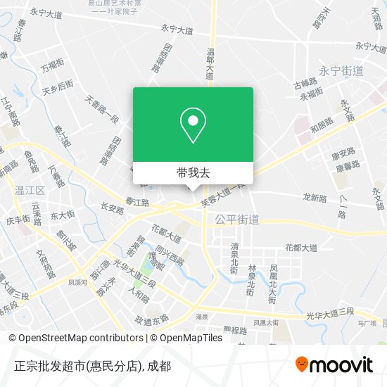正宗批发超市(惠民分店)地图