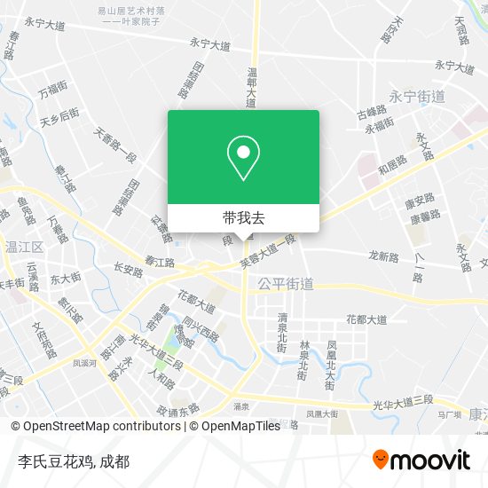 李氏豆花鸡地图