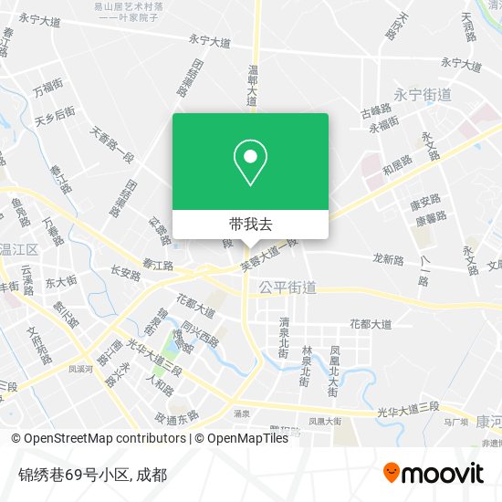 锦绣巷69号小区地图