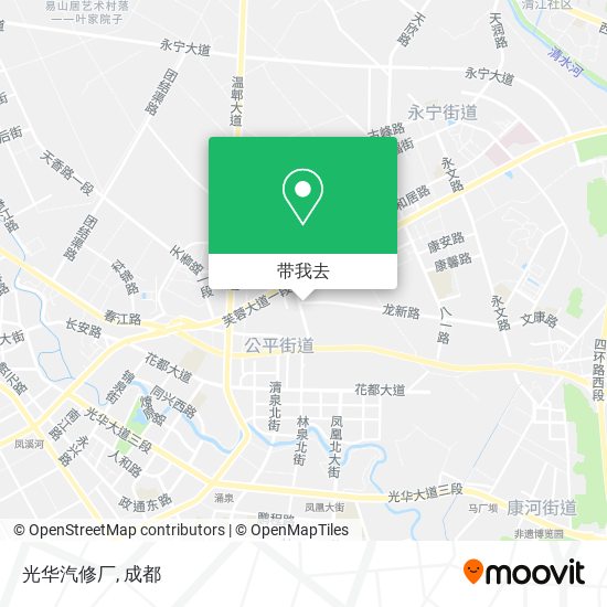 光华汽修厂地图