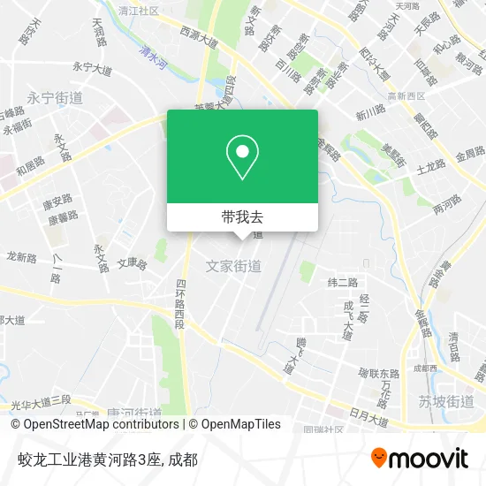 蛟龙工业港黄河路3座地图