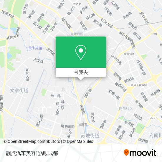 靓点汽车美容连锁地图