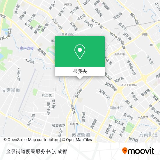 金泉街道便民服务中心地图