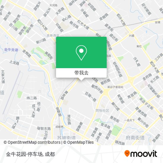 金牛花园-停车场地图