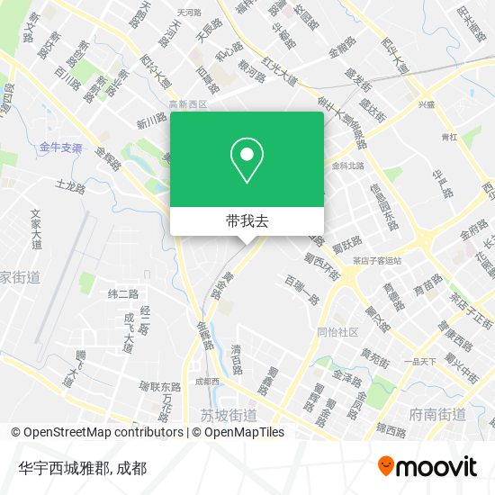 华宇西城雅郡地图