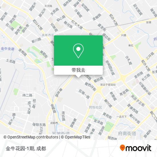 金牛花园-1期地图