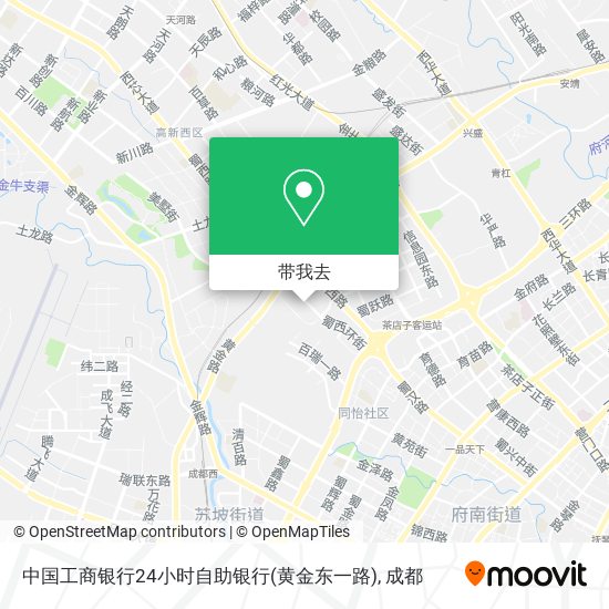 中国工商银行24小时自助银行(黄金东一路)地图