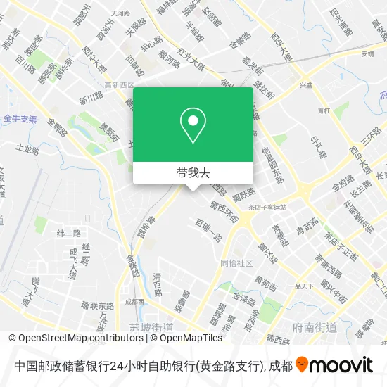 中国邮政储蓄银行24小时自助银行(黄金路支行)地图