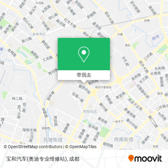 宝和汽车(奥迪专业维修站)地图