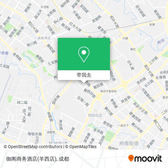 御阁商务酒店(羊西店)地图