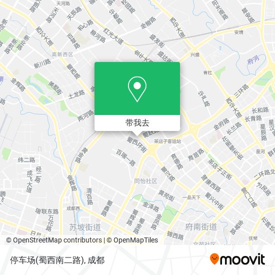 停车场(蜀西南二路)地图